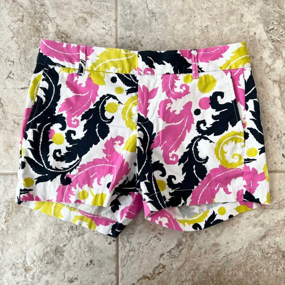 Banana Republic Milly Collection Feathers Short in Neon Hibiscus, 0 - Picture 10 of 10
